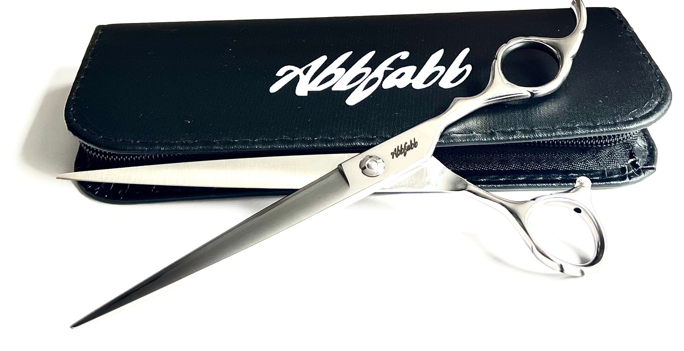 Abbfabb Grooming Scissors Ltd 7.5" Straight Dog Grooming Scissor with Offset Handle