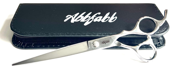 Abbfabb Grooming Scissors Ltd 7.5" Straight Dog Grooming Scissor with Offset Handle-straight grooming shear for dog groomers-Abbfabb