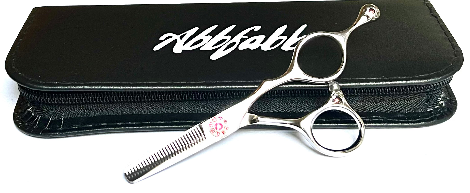 4.5" blending dog grooming scissor with micro serrated teeth