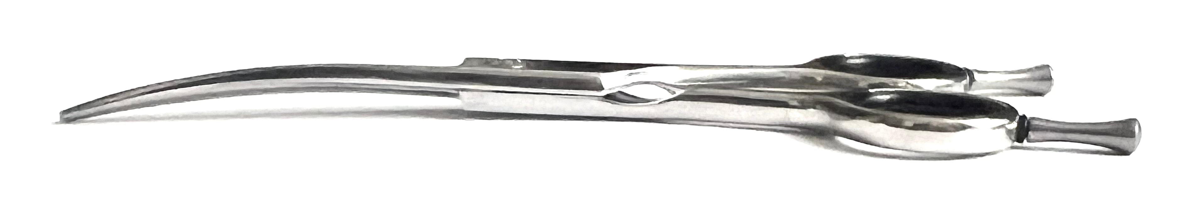 Abbfabb Grooming Scissors 6" Reversible Curved Dog Grooming Scissor 