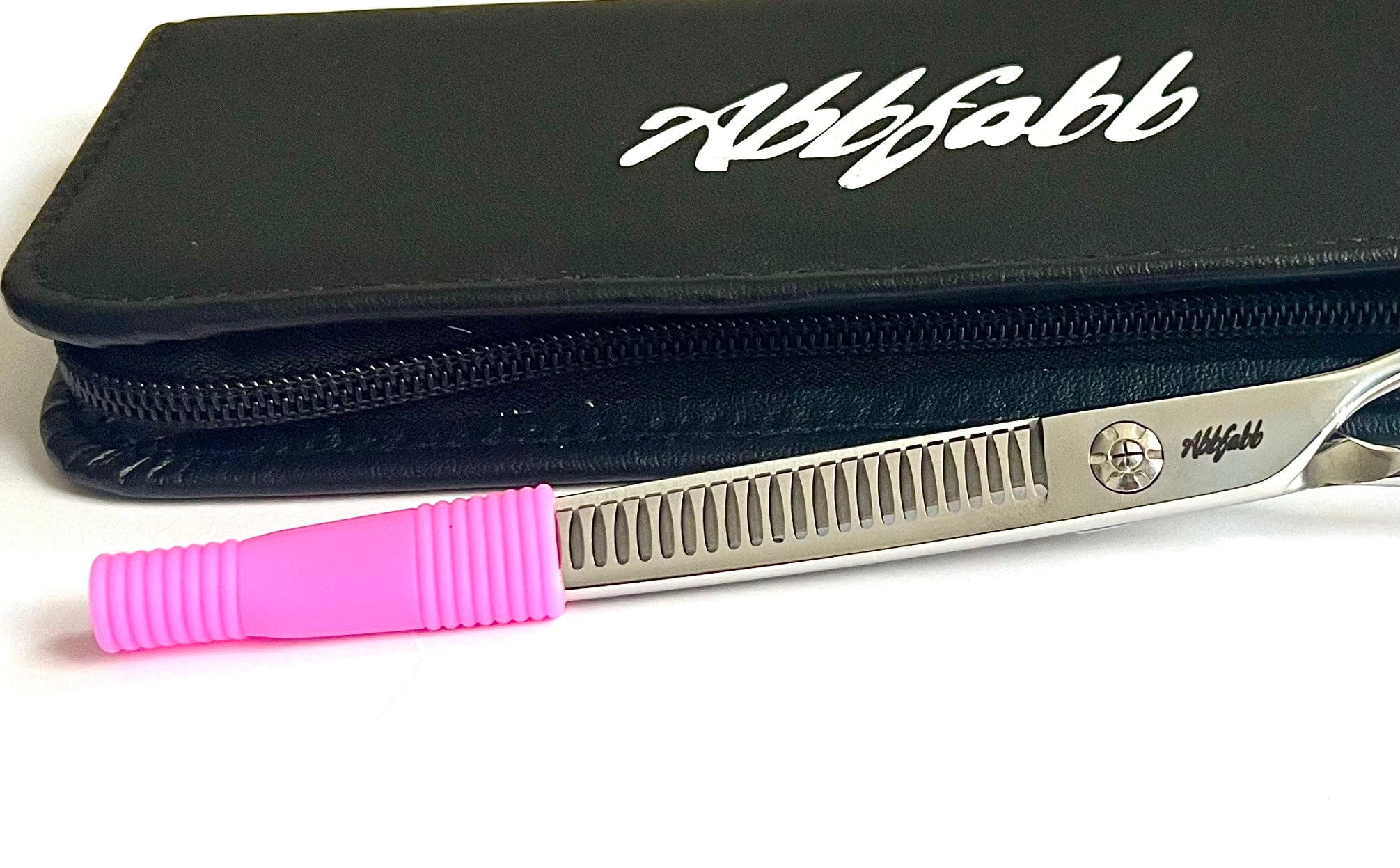 Dog Grooming Scissor Blade and Tip Protector in hot pink by Abbfabb Grooming Scissors Ltd