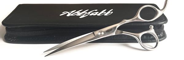 Abbfabb Grooming Scissor Ltd 6" Curved Dog Grooming Scissor with Pinpoint Tip