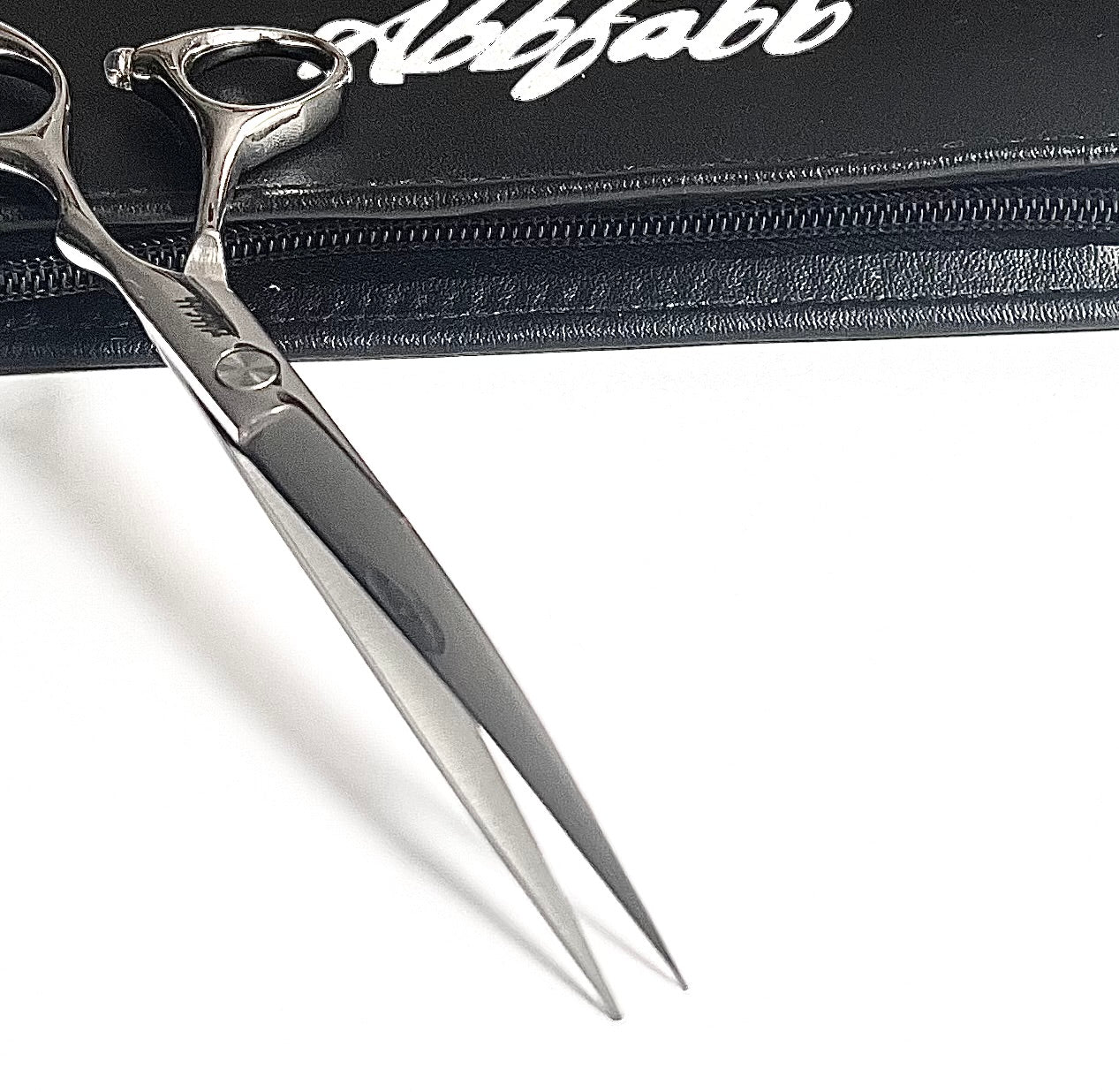 6.5" Curved Dog Grooming Scissor with Pinpoint Tip by Abbfabb Grooming Scissors Ltd