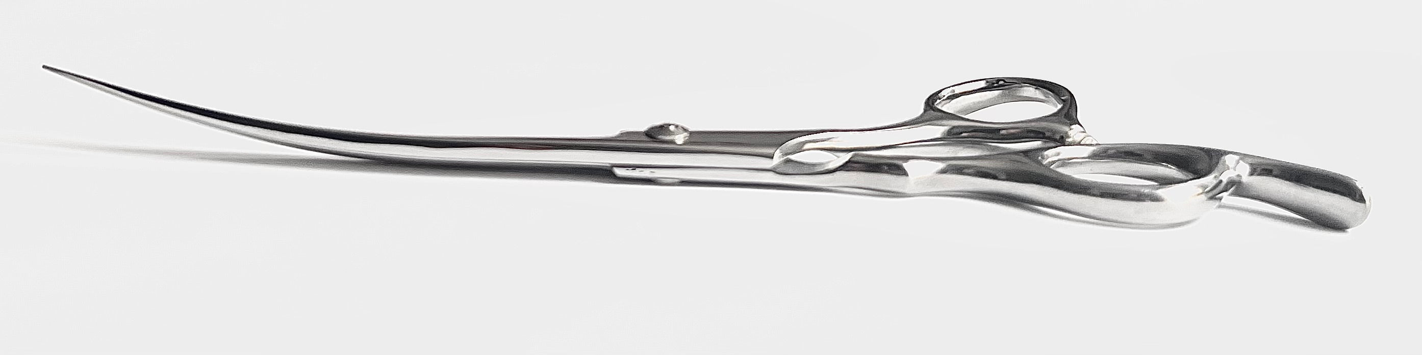 7" Curved Dog Grooming Scissor with Pinpoint Tip by Abbfabb Dog Grooming Scissors Ltd