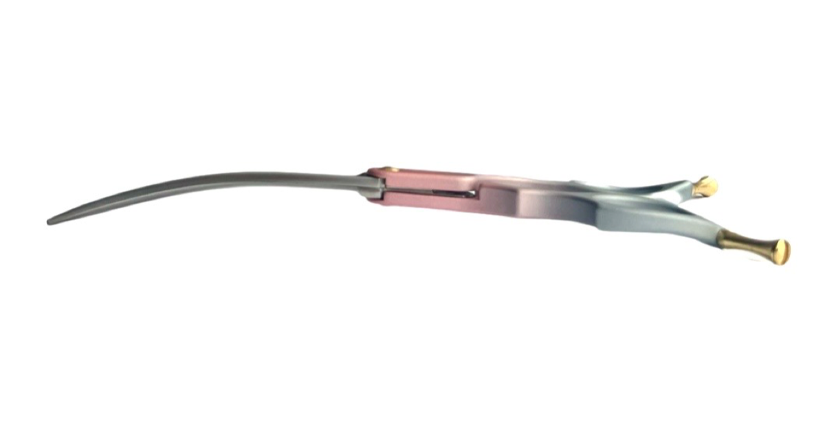 Abbfabb Grooming Scissors Ltd Limited Edition 6.5" Reversible Curved Dog Grooming Scissor