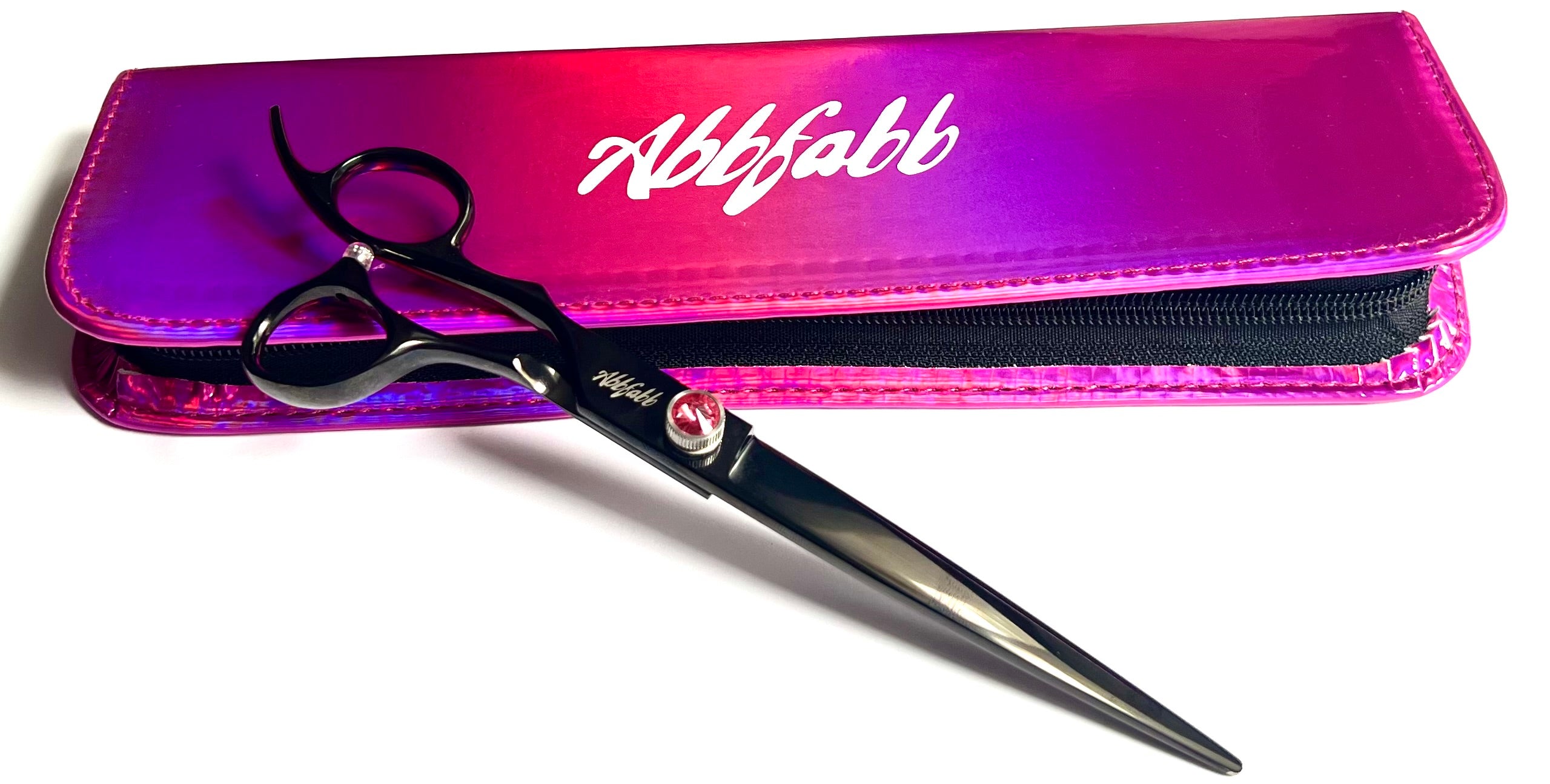 Left Handed 7.5" Straight Dog Grooming Scissor by Abbfabb Grooming Scissors 