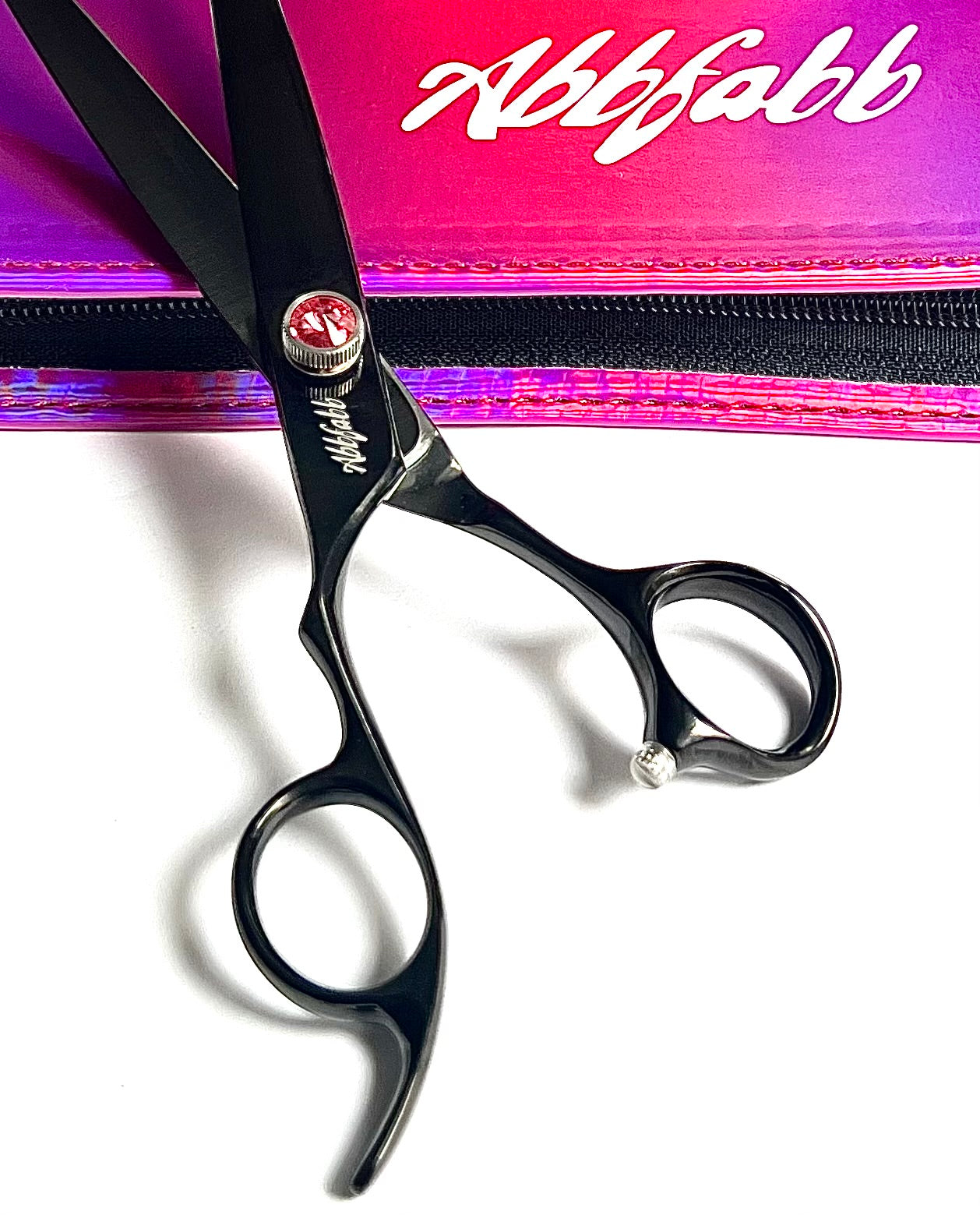 Left Handed 7.5" Straight Dog Grooming Scissor by Abbfabb Grooming Scissors 