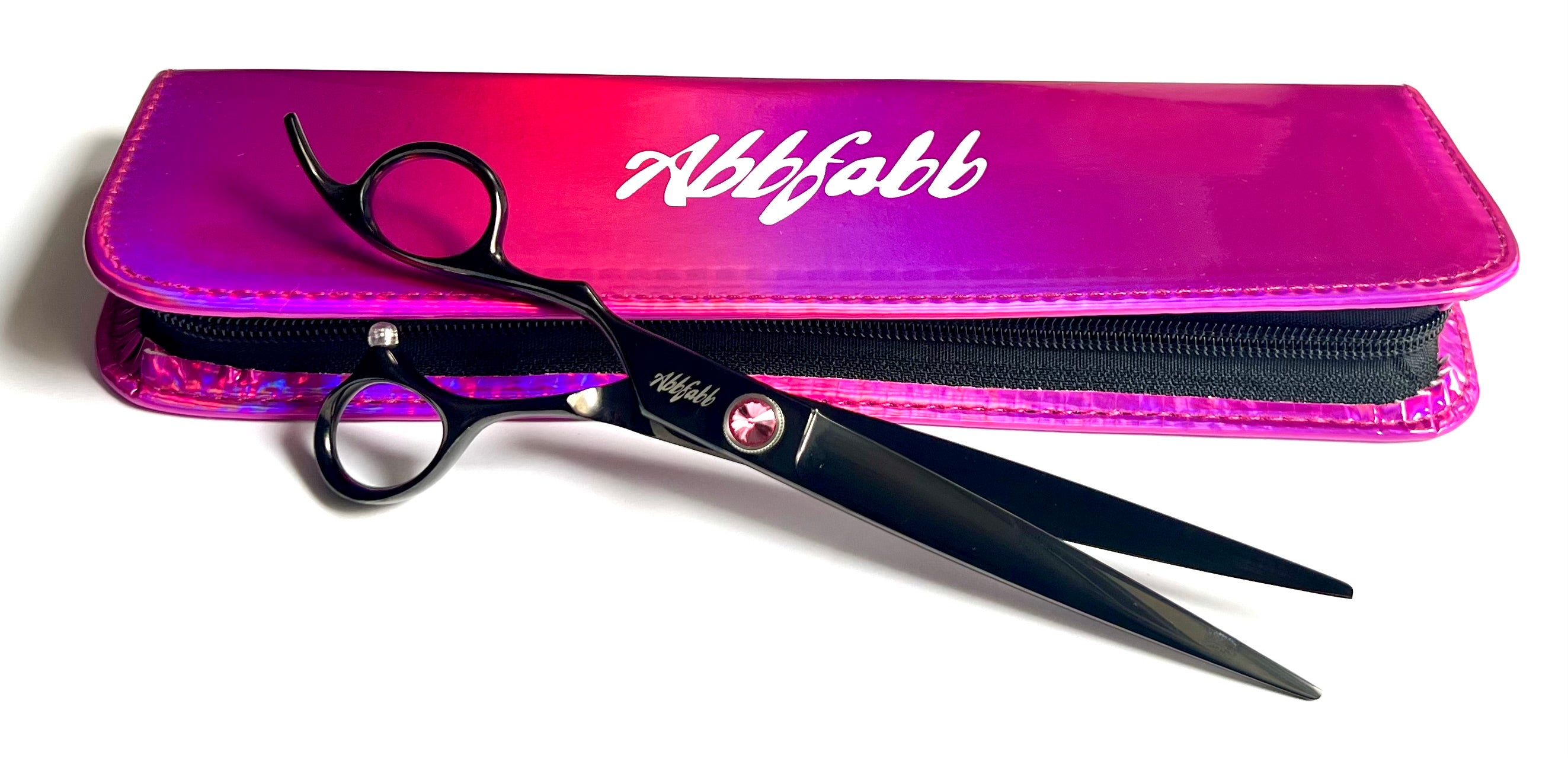 Left Handed 7.5" Straight Dog Grooming Scissor by Abbfabb Grooming Scissors 