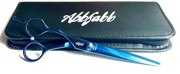 Left Handed 6.5" Straight Dog Grooming Scissors by Abbfabb Grooming Scissors 