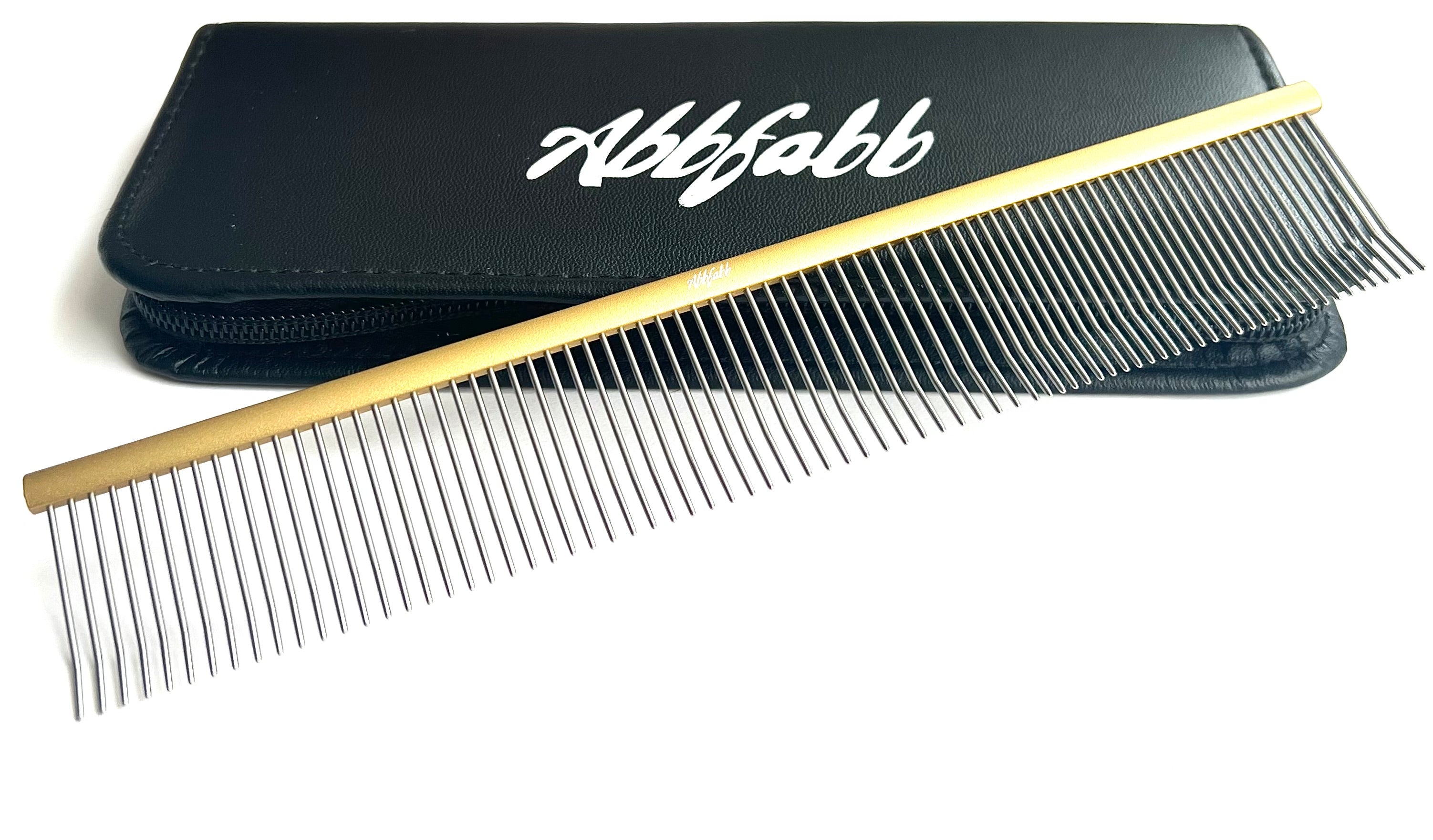 finishing comb for dog grooming by Abbfabb Grooming Scissors