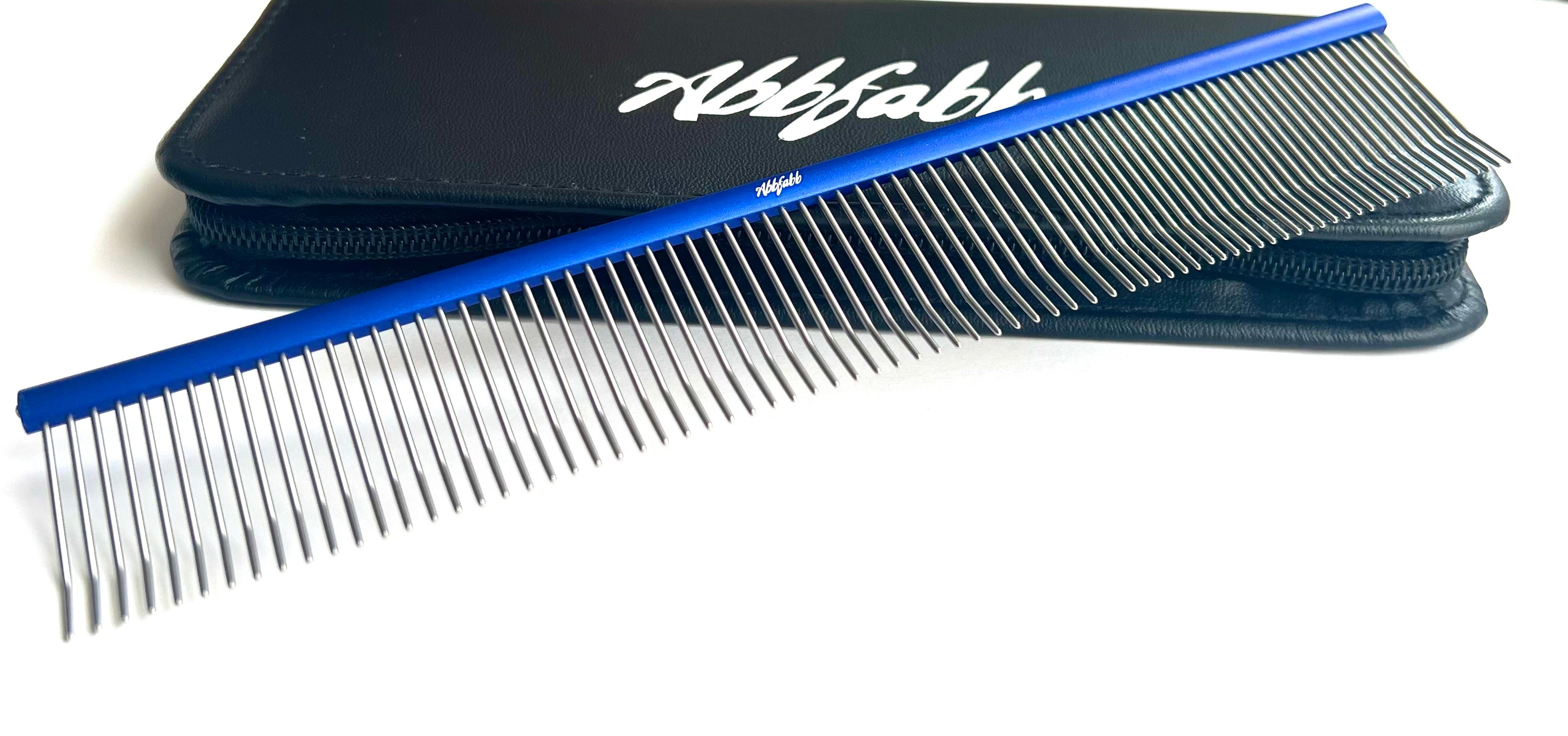 finishing comb for dog grooming by Abbfabb Grooming Scissors