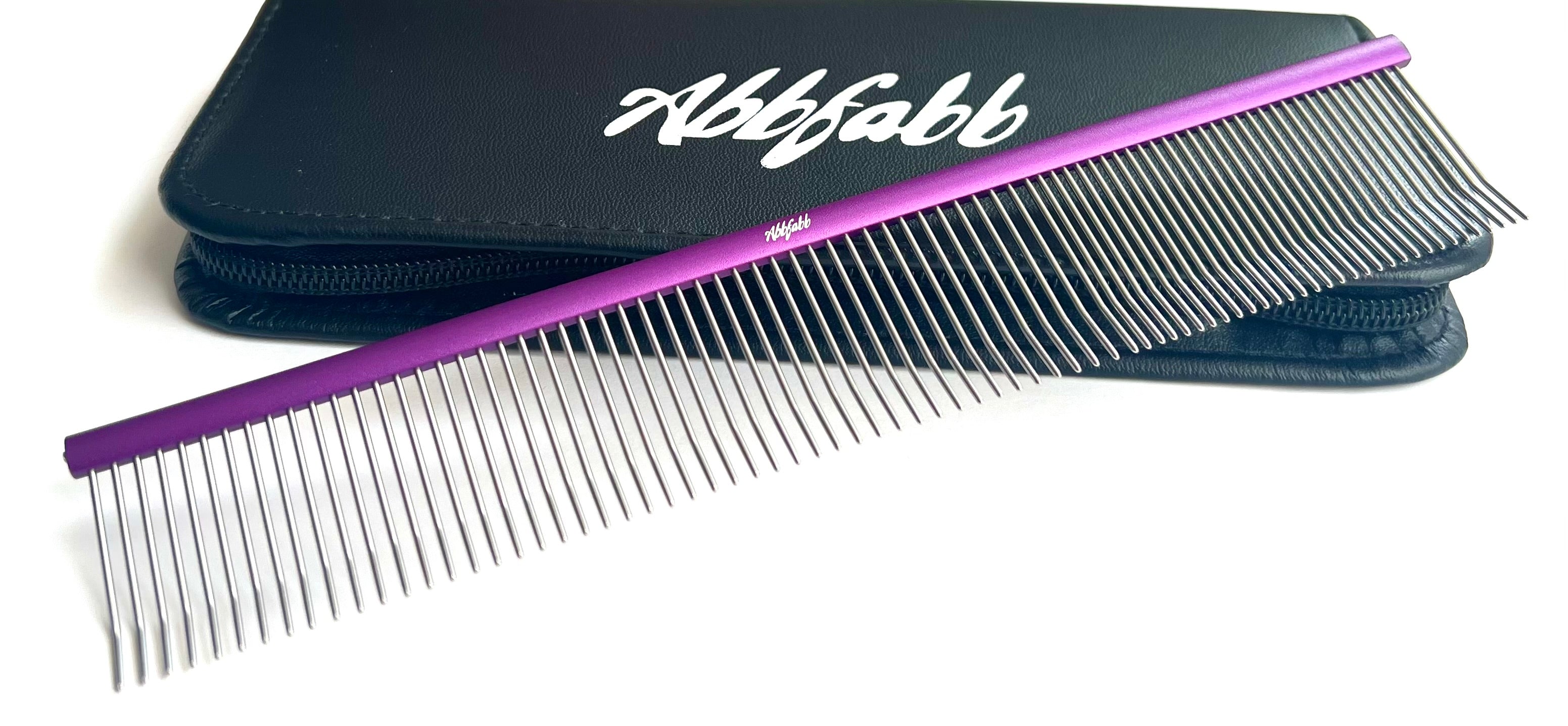 finishing comb for dog grooming by Abbfabb Grooming Scissors