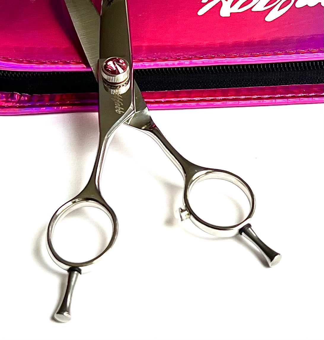 left handed reversible curved scissor- VG10 steel-Abbfabb