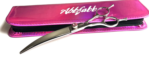 left handed reversible curved scissor- VG10 steel-Abbfabb