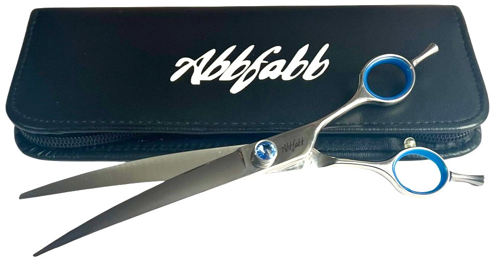 Curved dog grooming scissor-curved scissors for dog grooming by Abbfabb