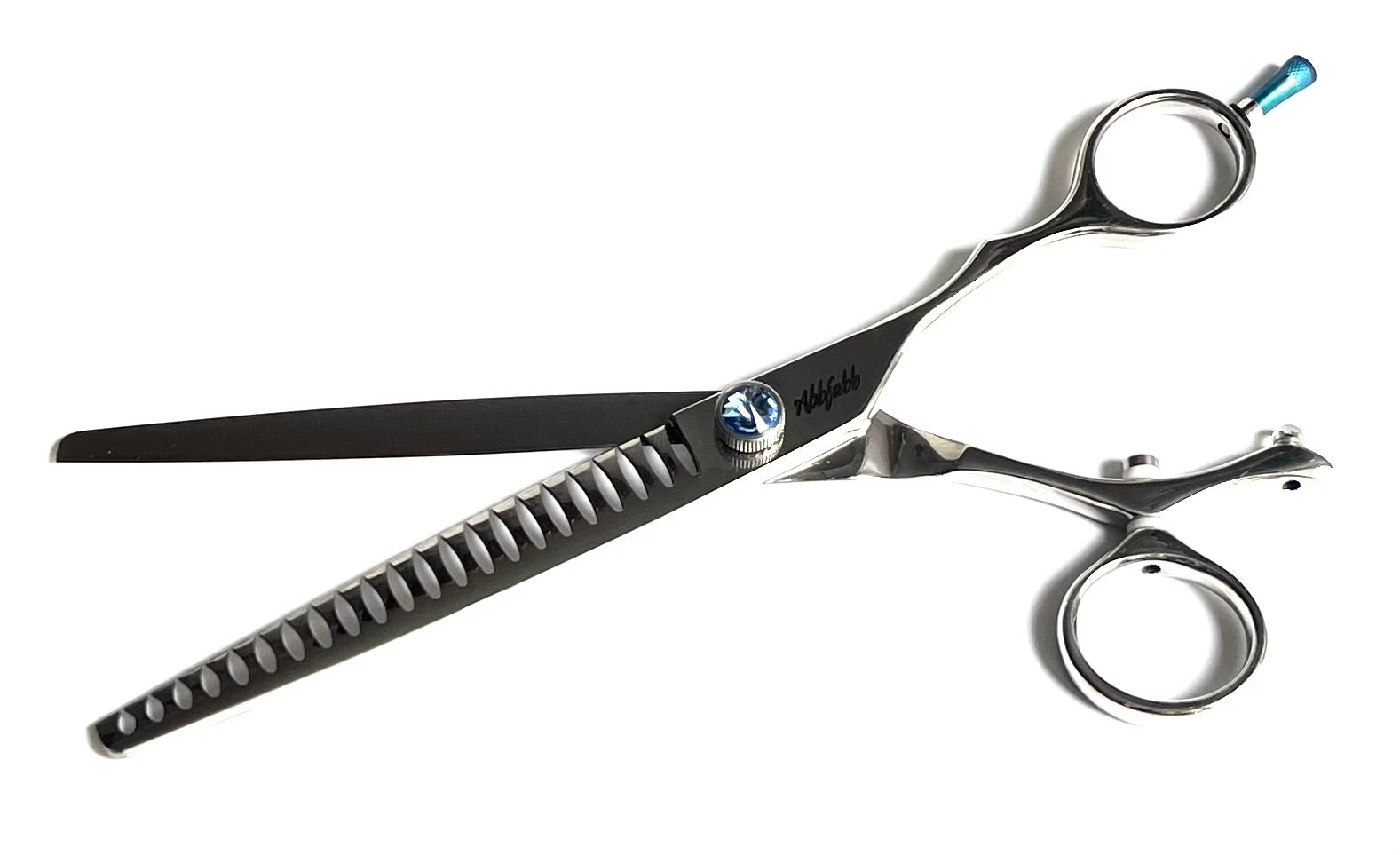 chunker for dog grooming-dog grooming chunkers-texturising scissors for dog grooming-swivel handle