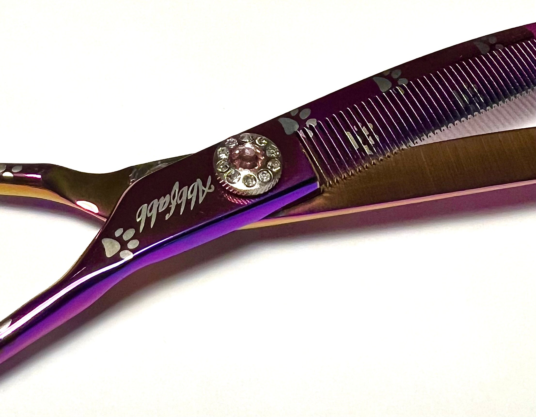 curved blending scissor for dog grooming-blenders-curved scissors for dog grooming by Abbfabb