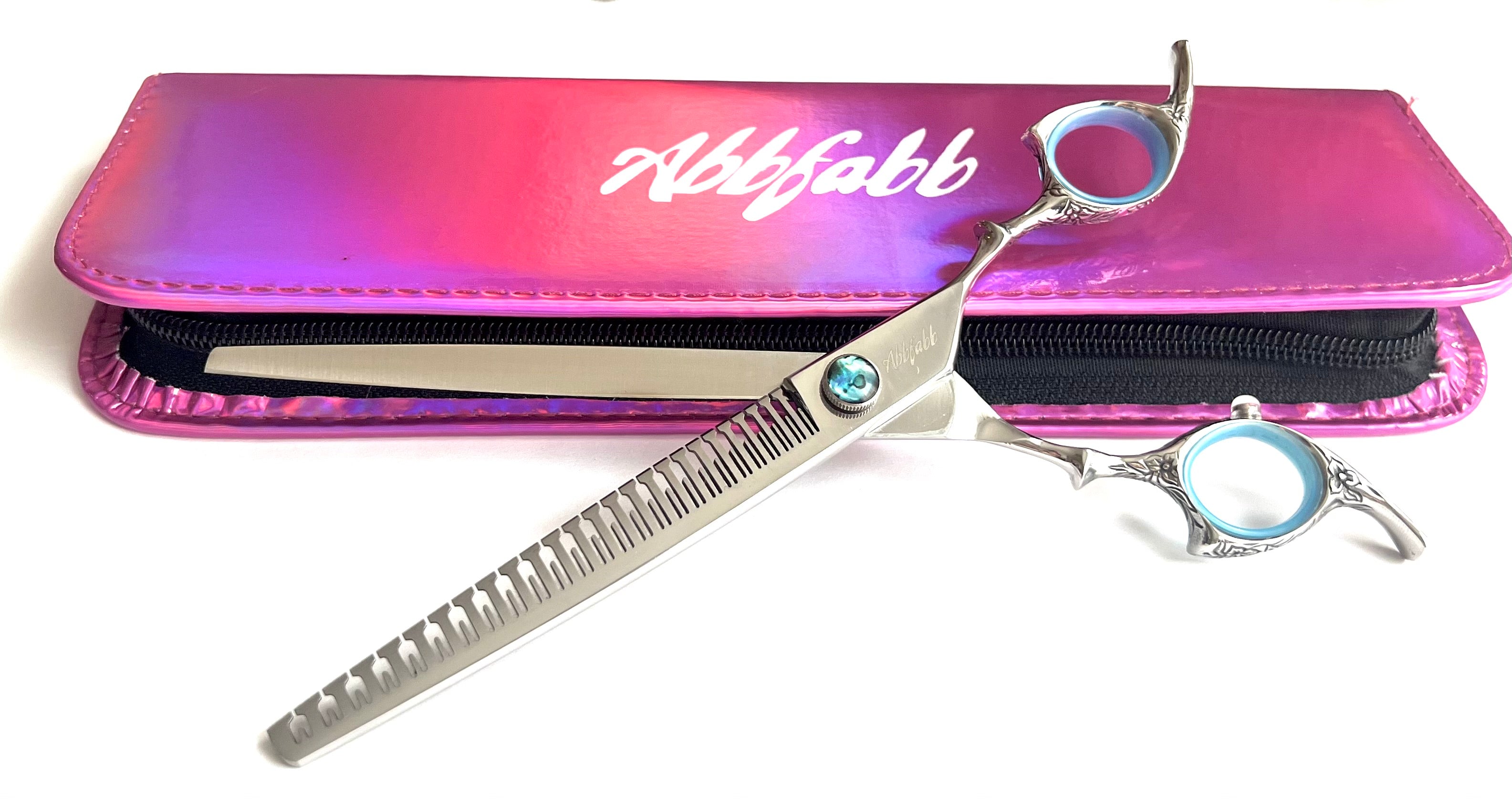7" 26 Teeth Texturising Scissors-Chunkers by Abbfabb Grooming Scissors 