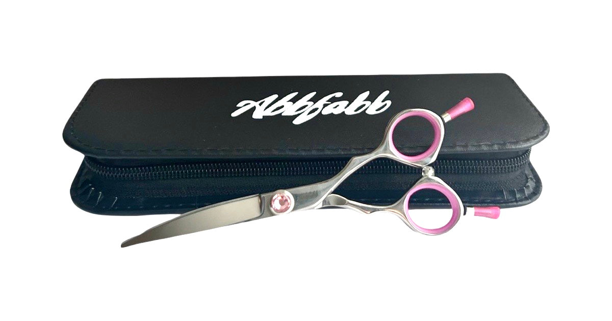 reversible curved dog grooming scissors-curved grooming shears-curved scissors for eyes-asian fusion grooming scissors