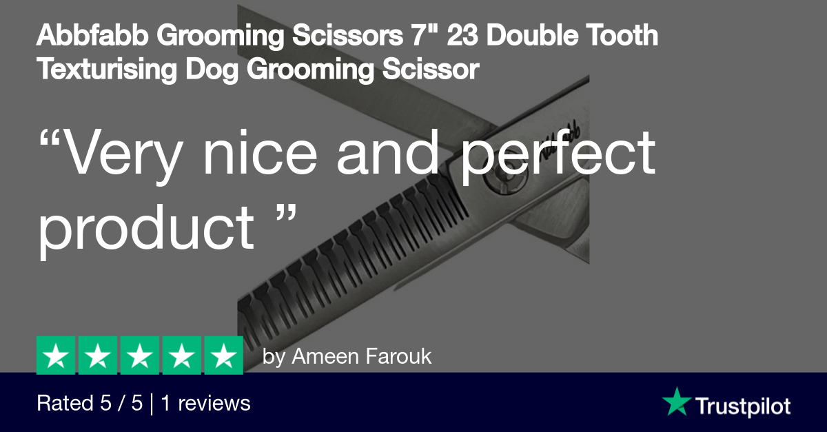 7" texturising dog grooming scissor- 7" chunker- dog grooming scissor by Abbfabb