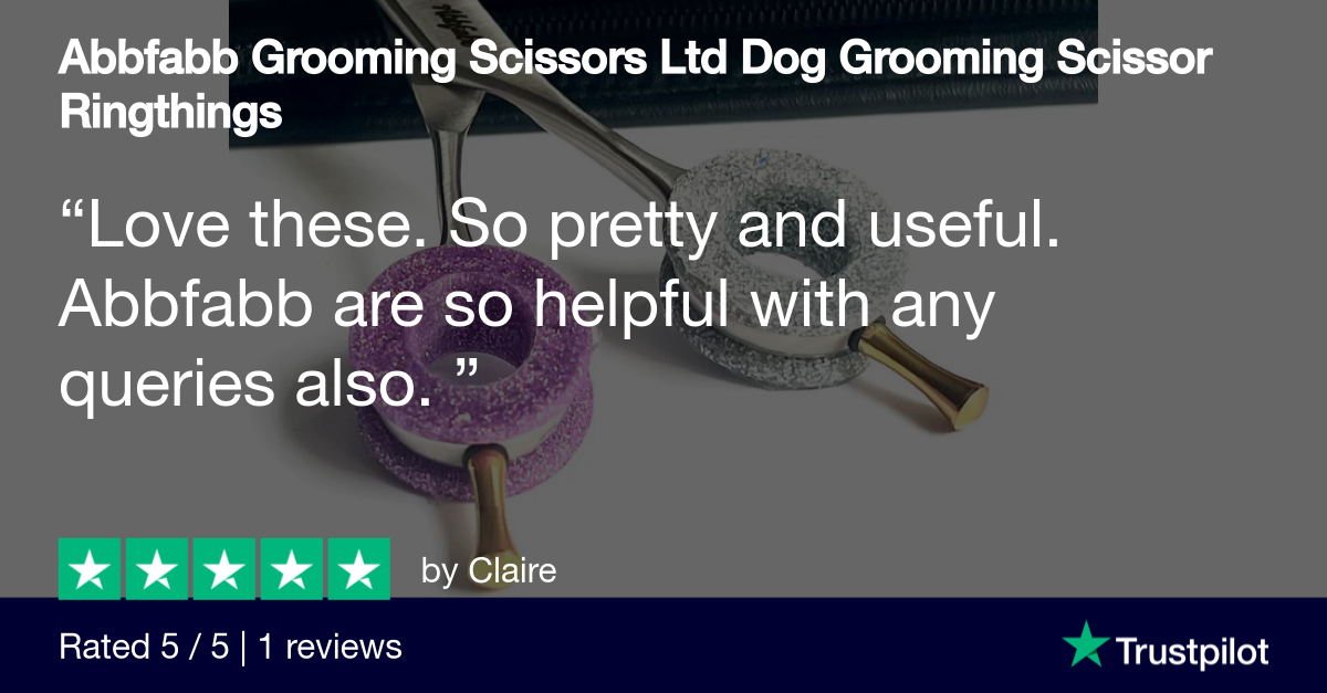 Abbfabb Grooming Scissors Ltd Dog Grooming Scissor Ringthings