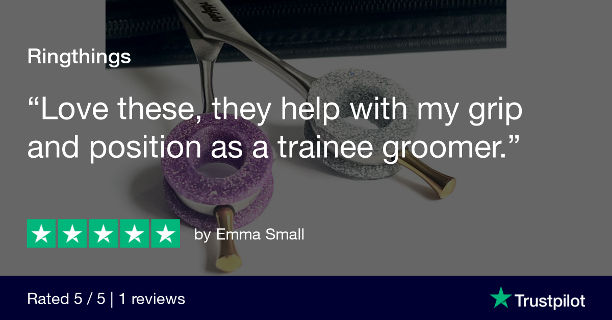 Customer review for Abbfabb Grooming Scissors Ltd Ringthings.