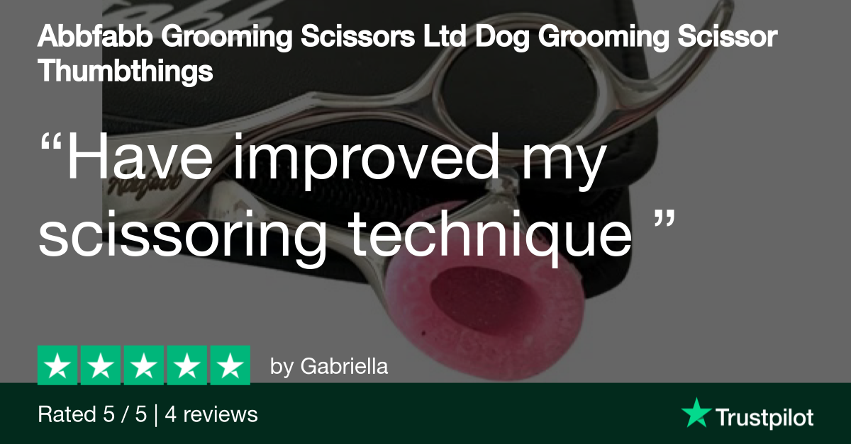 dog grooming scissors-dog grooming shears-dog grooming scissor finger inserts-thumbthings-ringthumbs