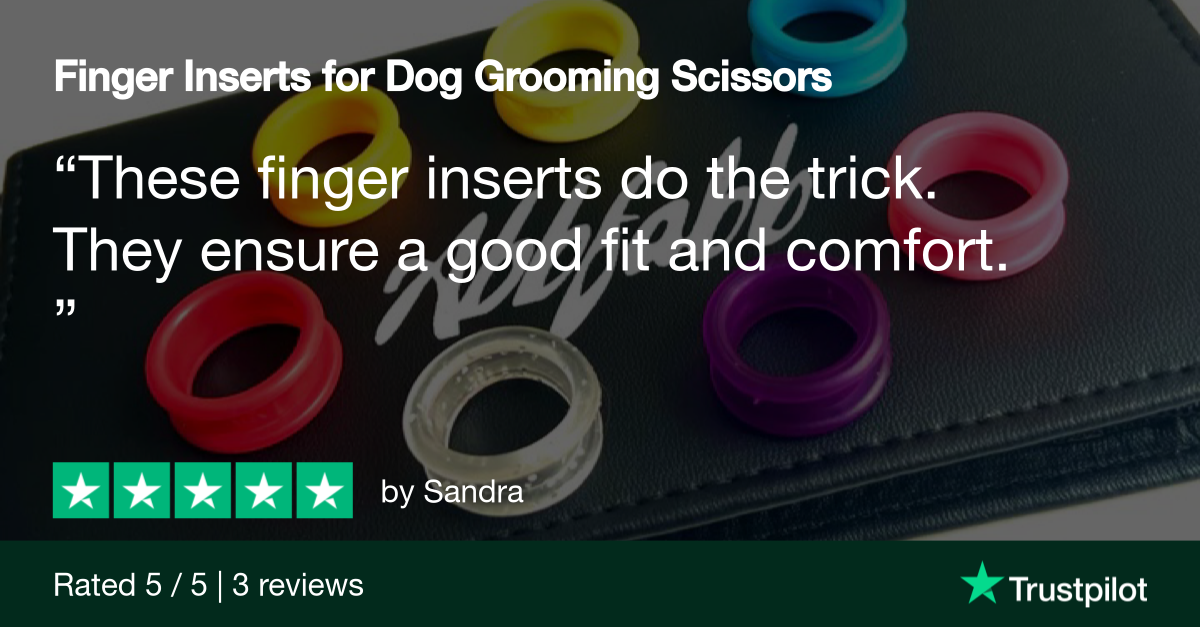 finger inserts for dog grooming scissors-finger inserts for grooming shears-grooming scissors-grooming shears for dog grooming-Abbfabb