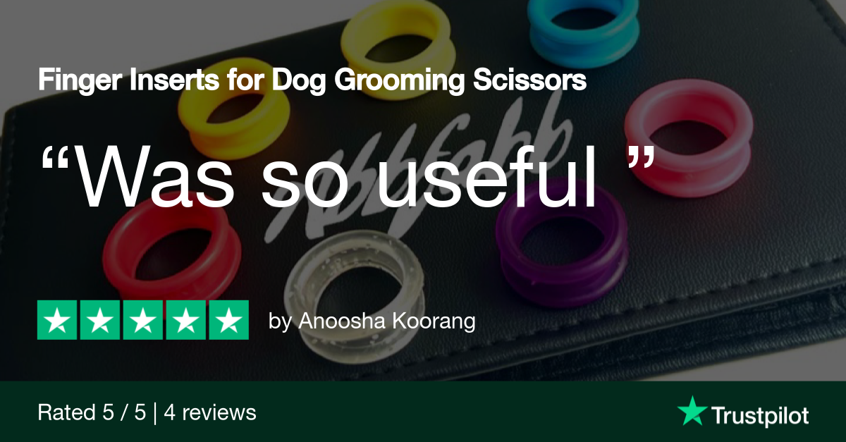finger inserts-finger inserts for dog grooming scissors-finger inserts for grooming shears-thumb stoppers for scissors-shears-Abbfabb