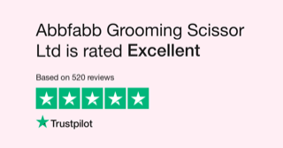 Customer 5 star rating for Abbfabb Grooming Scissors Ltd 7" 32 Micro Serrated Tooth Texturising Scissor