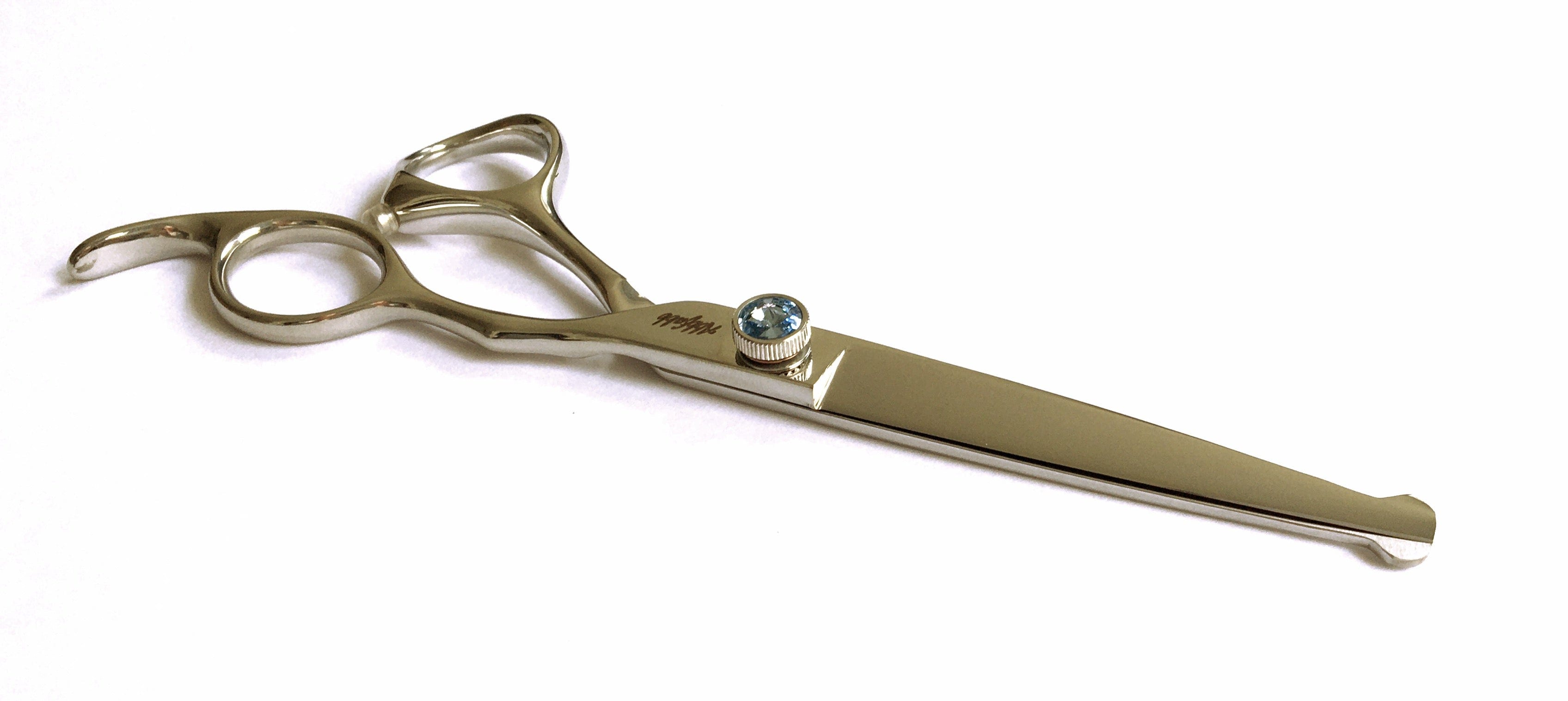 Abbfabb Grooming Scissors Ltd 6.5” Bullnose Straight Dog Grooming Scissor