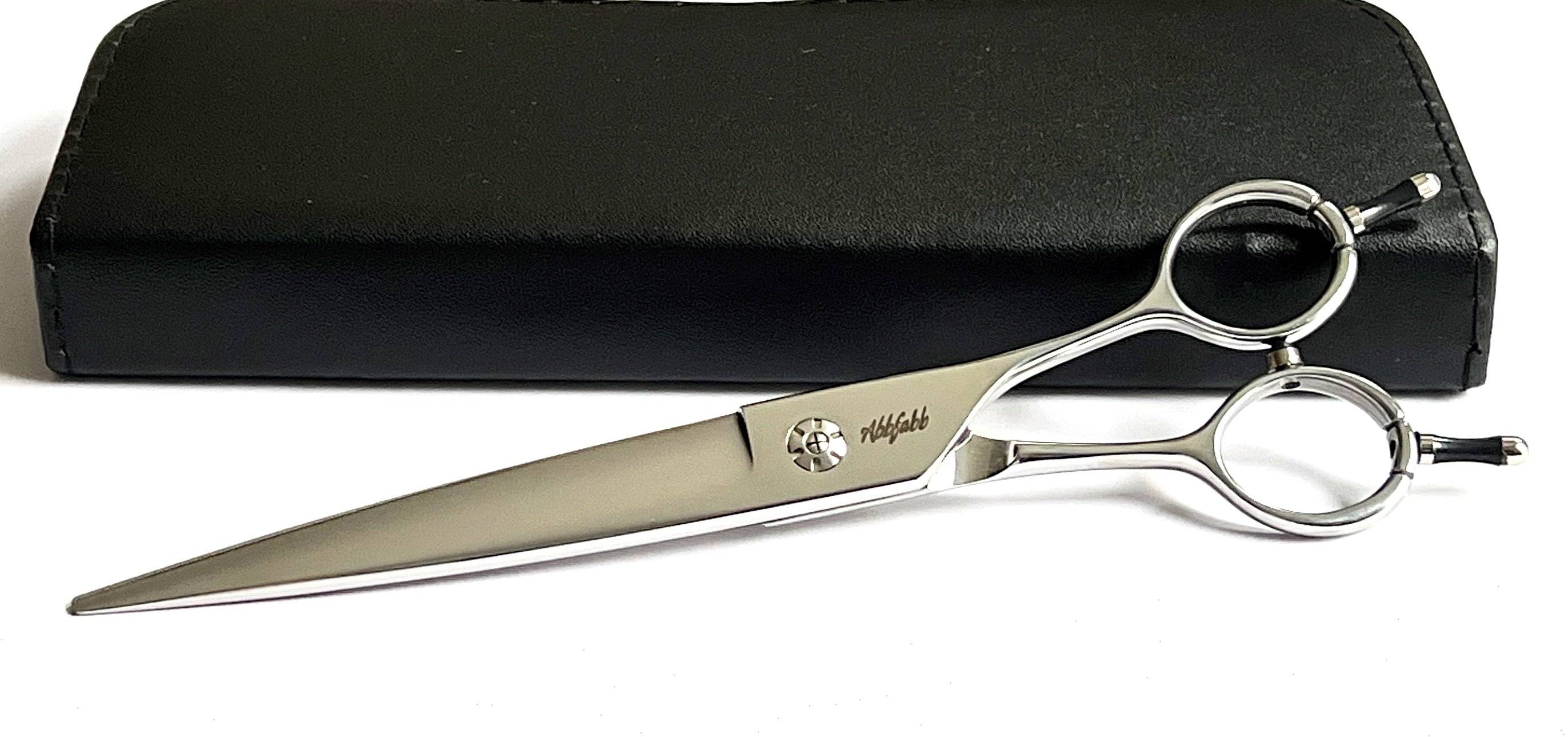 Abbfabb Grooming Scissors Ltd 7.5" Wide Blade Straight Dog Grooming Scissor
