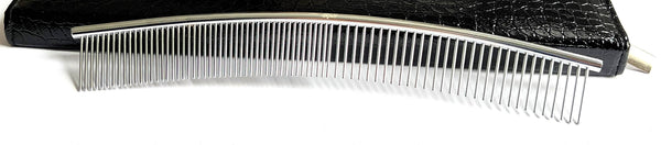 Abbfabb Grooming Scissors Ltd 8” Dual Purpose Curved Comb