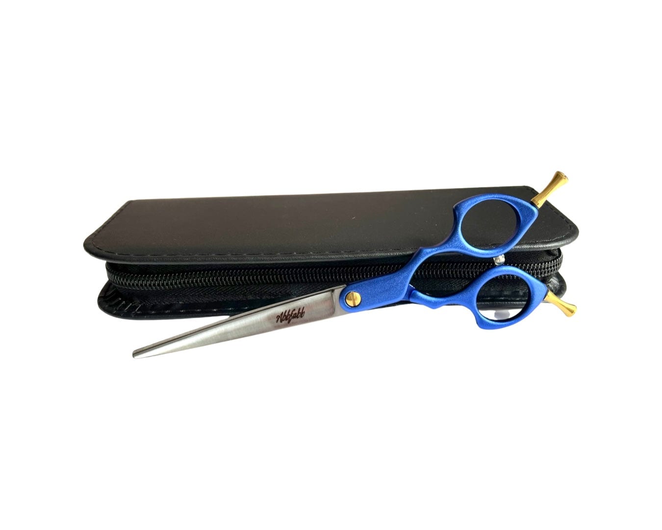 Abbfabb Grooming Scissors 6.5" Extreme Reversible Curved Dog Grooming Scissor. An Asian Fusion Dog Grooming Scissor. A Muzzle Maker
