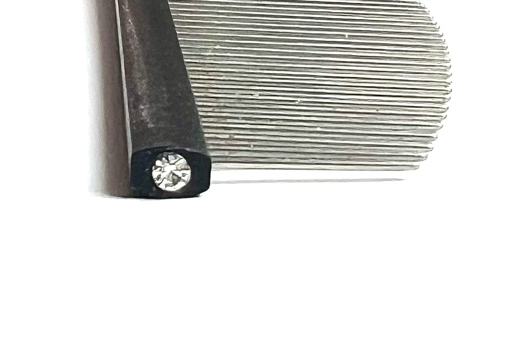 Abbfabb Grooming Scissors 8" Dual Purpose Crescent Comb. Moon comb for dog grooming 