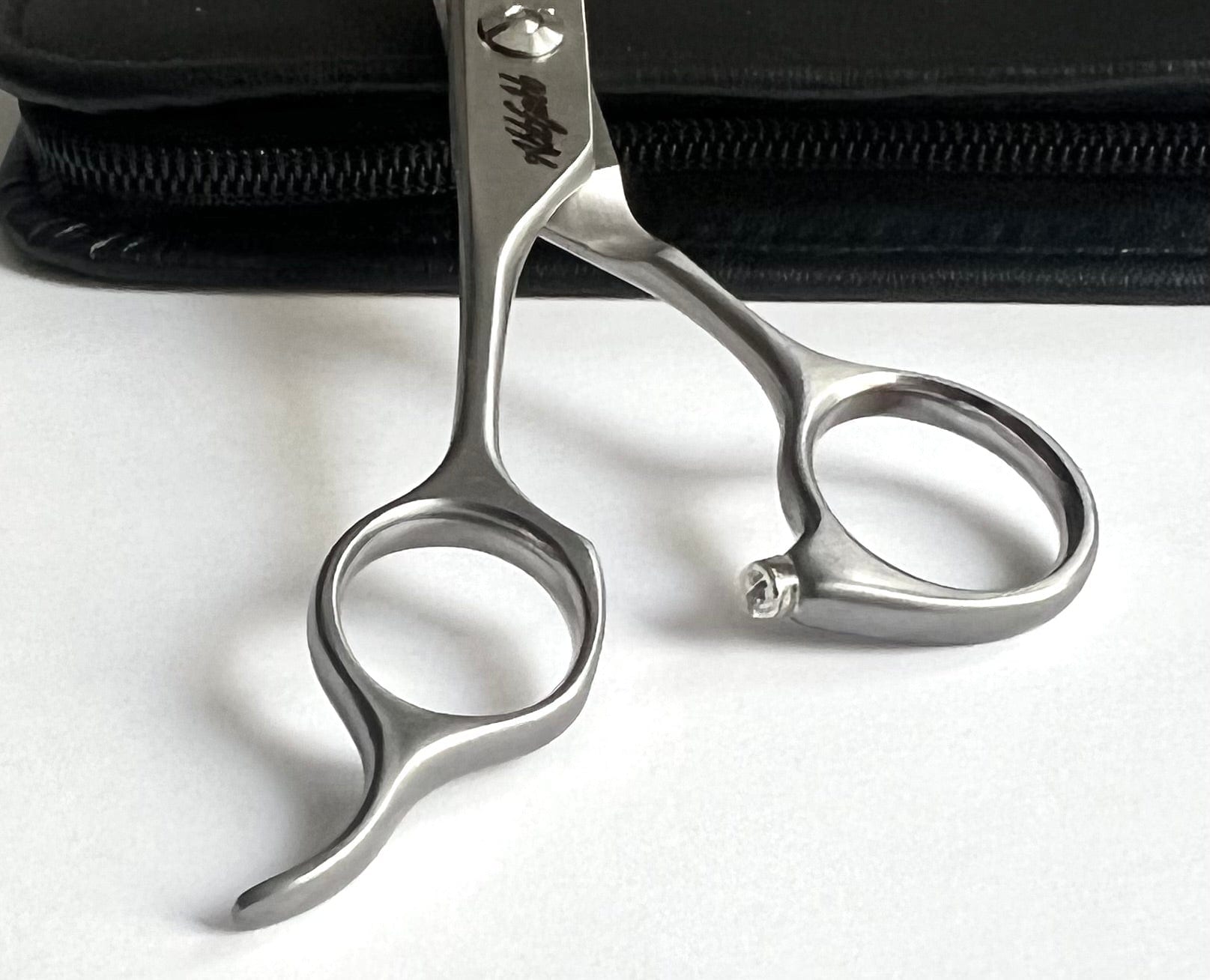 Abbfabb Grooming Scissors Left Handed 7" Straight Dog Grooming Scissor
