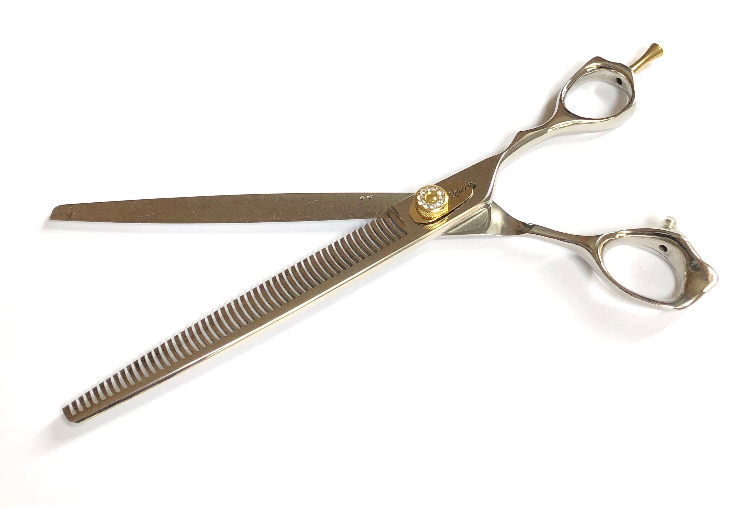 Abbfabb Grooming Scissors Ltd 8” 50 Herringbone Teeth Blending Finishing Dog Grooming Scissor