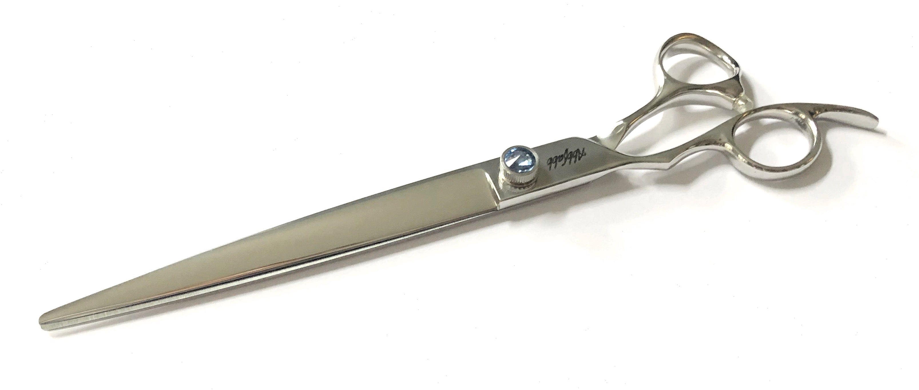 Abbfabb Grooming Scissors Ltd 8" Left Handed Straight Finishing Dog Grooming Scissor
