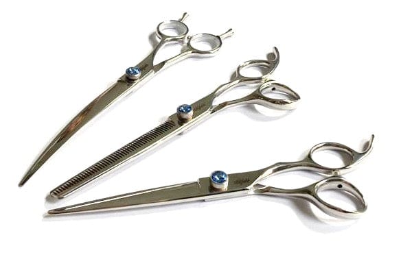 Abbfabb Grooming Scissor Ltd Three Piece 7" Blending Dog Grooming Scissor Set