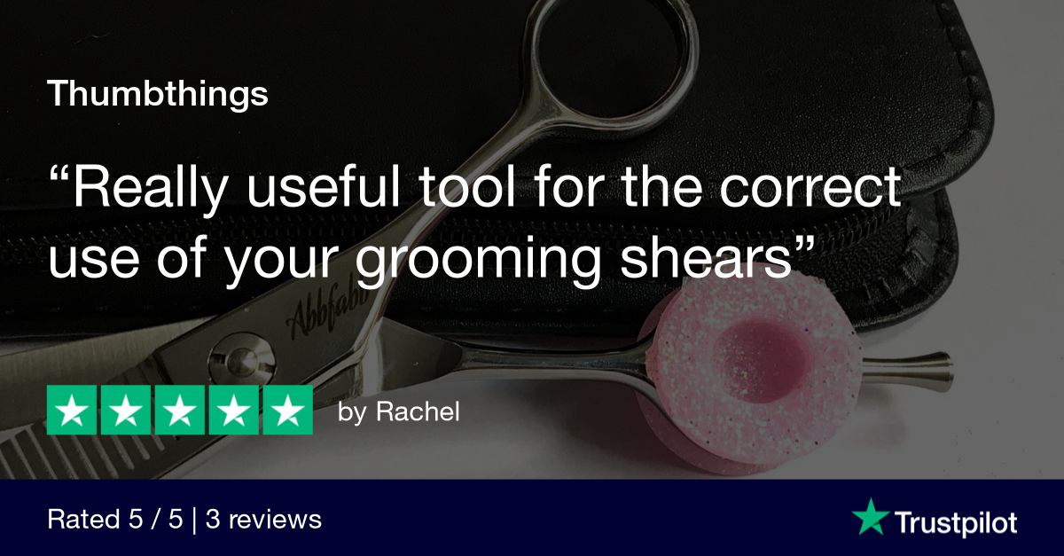 Customer review for Abbfabb Grooming Scissors Ltd Thumbthings