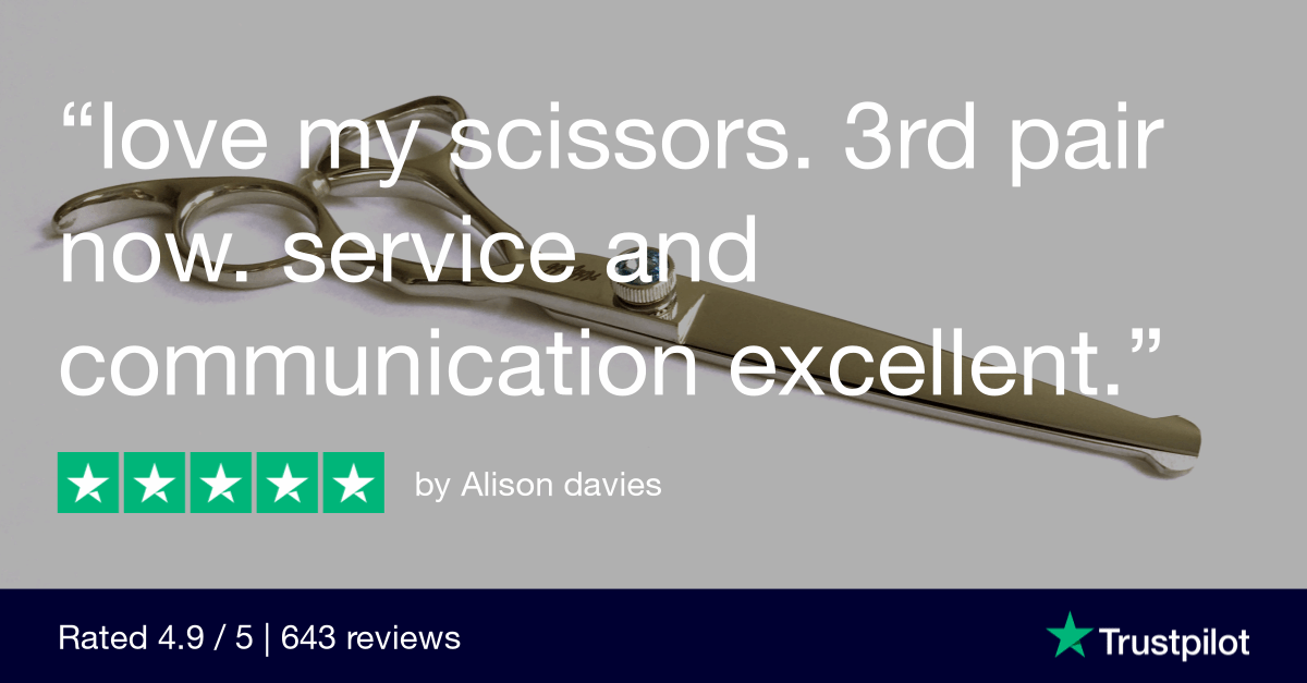 Customer review of 6.5” Bullnose Straight Dog Grooming Scissor by Abbfabb Grooming Scissors Ltd 