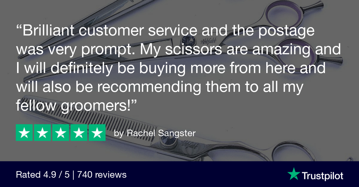 Customer Review of 3 Piece 7" Blending Dog Grooming Scissor Set