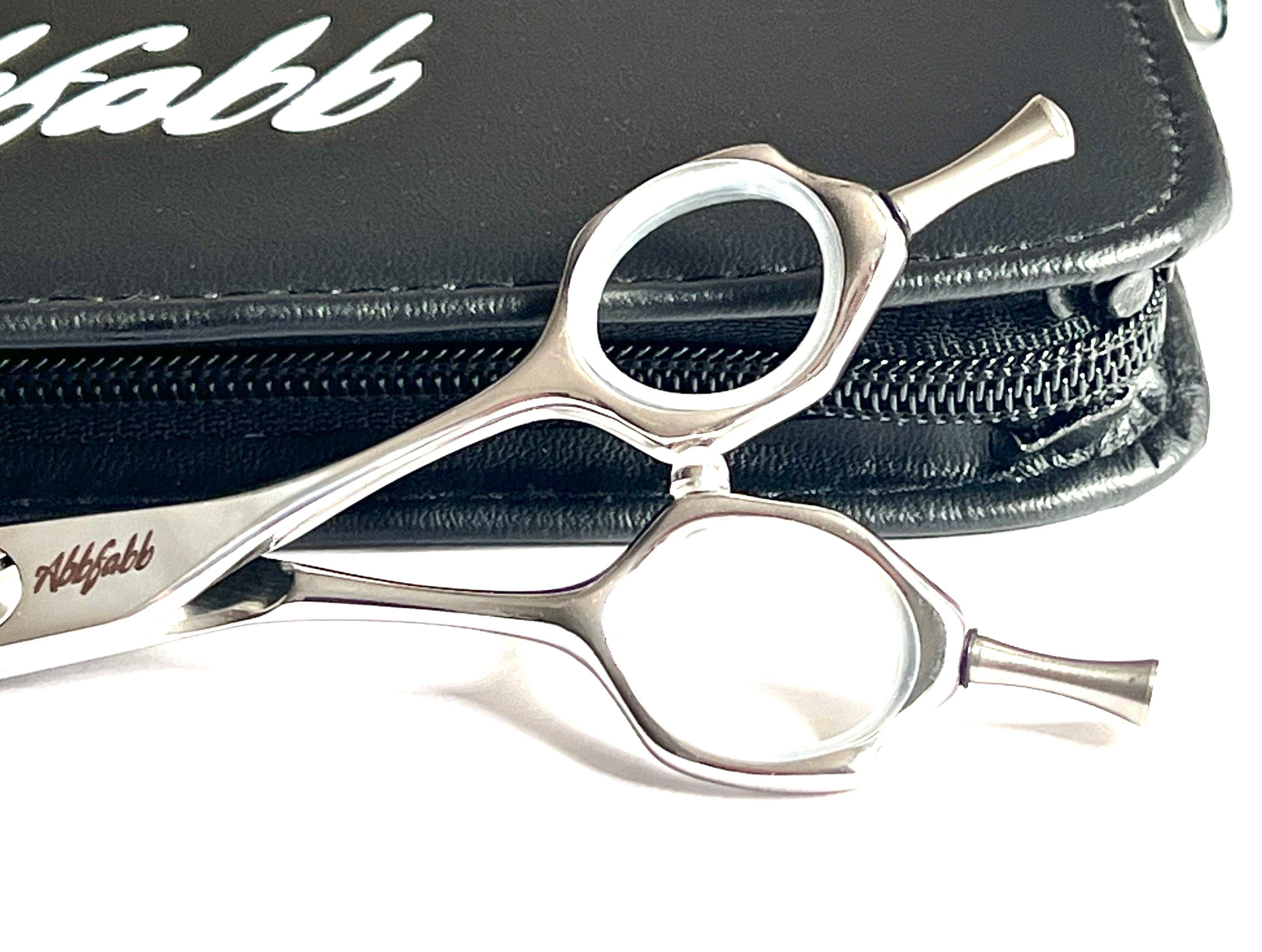 Abbfabb Grooming Scissors 6" Reversible Curved Dog Grooming Scissors