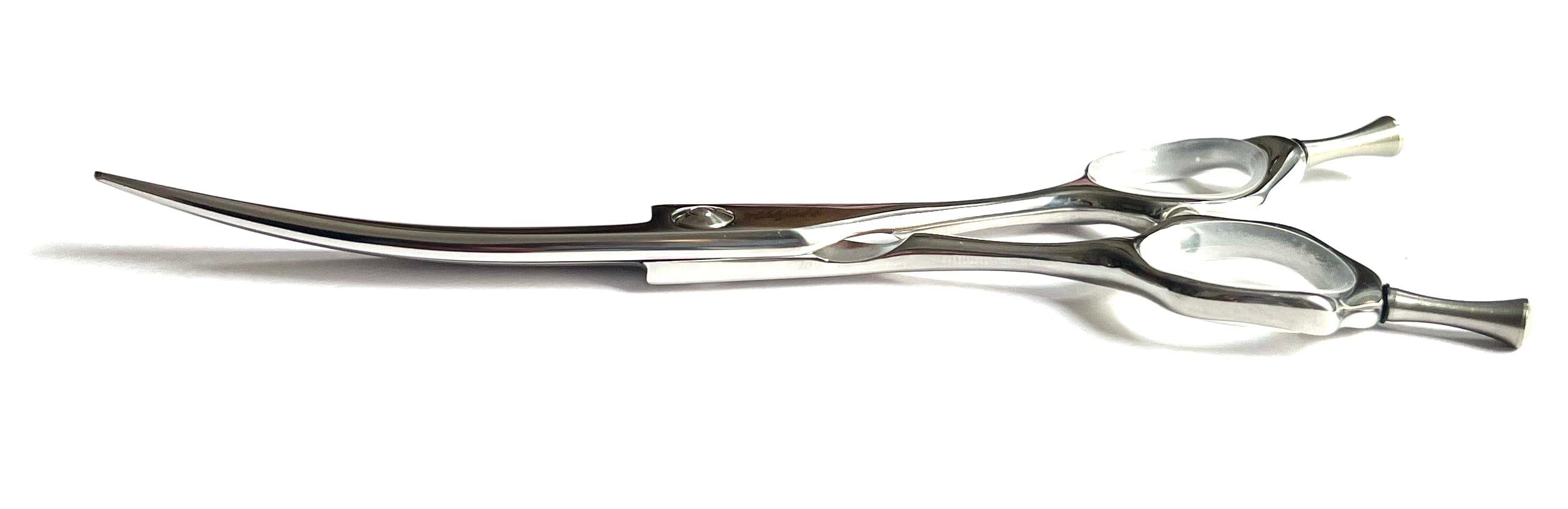 Abbfabb Grooming Scissors 6" Reversible Curved Dog Grooming Scissors